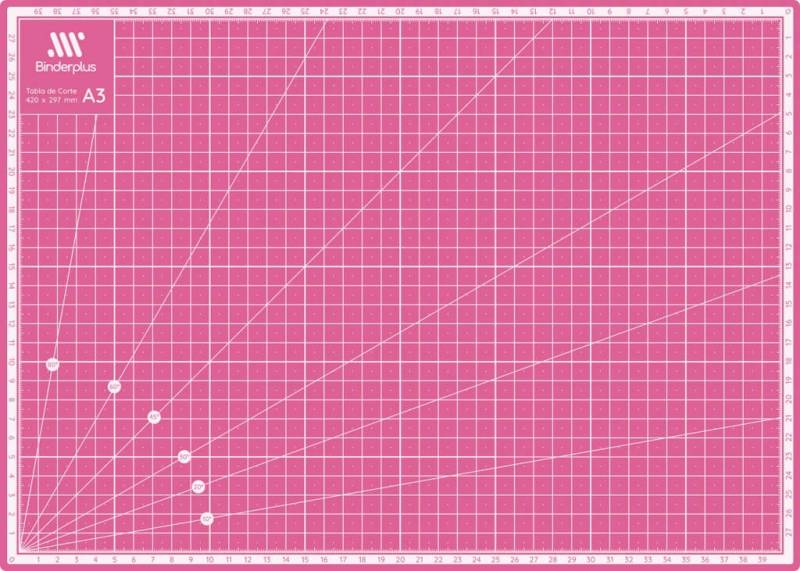 Plancha Base De Corte A3 Binder 29,7 X 42Cm Rosa