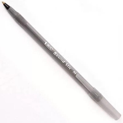 Boligrafo Bic Round Stic 1Mm Negro Caja X 12 Un