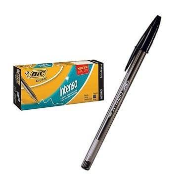 Boligrafo Bic Cristal Intenso 1.6 Negro