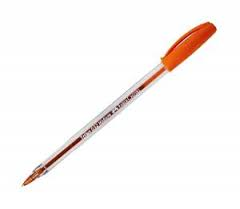 Boligrafo Faber Trilux 1Mm Naranja Caja X 12 Un