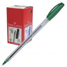 Boligrafo Faber Trilux 1Mm Verde Caja X 50 Un