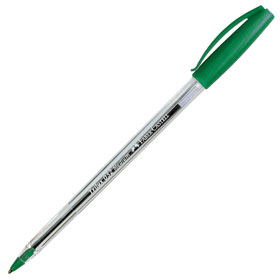 Boligrafo Faber Trilux 1Mm Verde