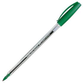 Boligrafo Faber Trilux 1Mm Verde