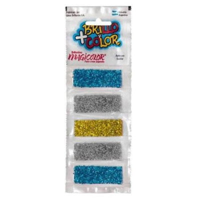 Brillantina Magicolor Tira X 5 Fechas Patrias