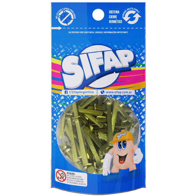 Broche Dorado Sifap N° 10 X 100 Unid