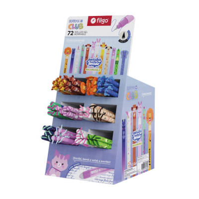 Lapicera Roller Filgo Borrax Se Club Display X 72 Un