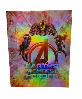 Carpeta C/Cordon N°3 Ppr Avengers Cartoné