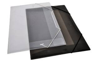 Carpeta 3 Solapas C/Elast Oficio Plast Humo Binderplus