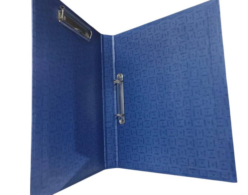 Carpeta 2Ø20Mm Gadri A4 C/Portablock Azul