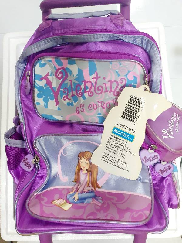 Mochila Jardin C/Carro Chico Valentina Rs-912