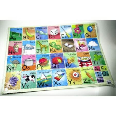 Cartulina Divertida Letras Paq X 10 U