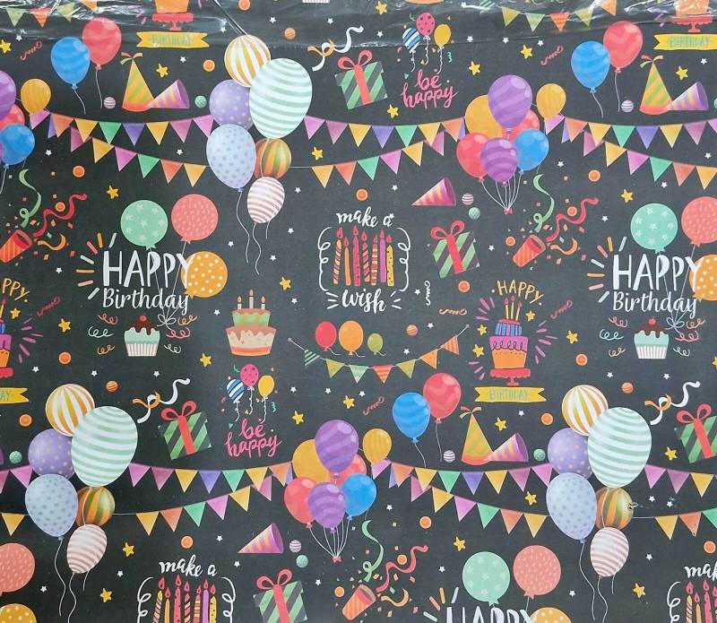 Cartulina Divertida Happy Birthday Paq X 10 U