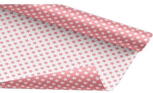 Cartulina Divertida Estrella Rosa/Blanco Paq X 10 U