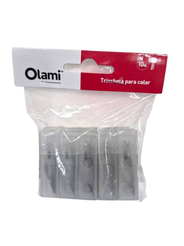 Repuesto De Trincheta P/Calar Olami Paq X 10 Estuche De 10 Filos