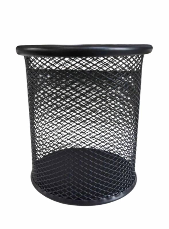 Portalapices Values Metal Calado Redondo Negro