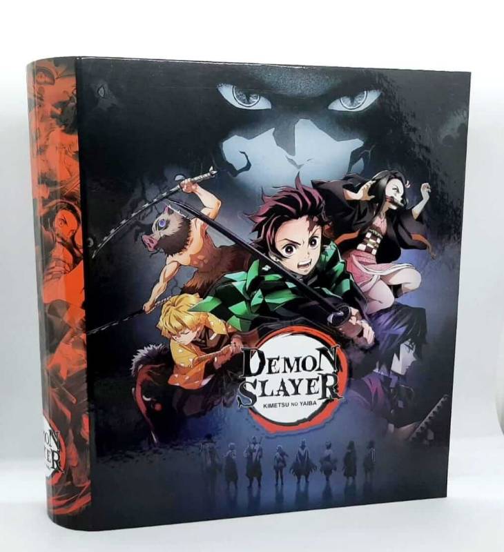 Carpeta 3Ø40Mm Escolar Oliver Demon Slayer Cartoné