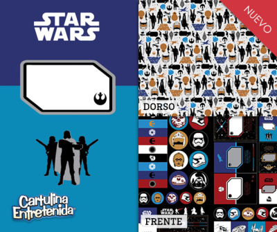 Cartulina Divertida Muresco 26971 Stars Wars Candy Paq X 10 U