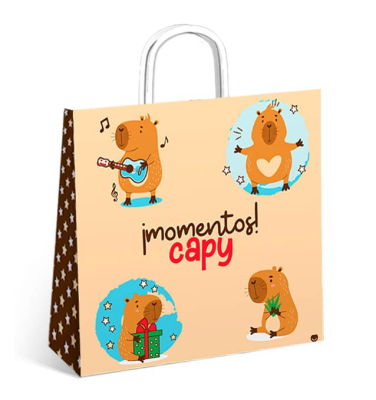 Bolsa P/Regalo Romipack Mood Capy 30X32