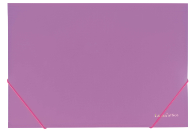 Carpeta 3 Solapas C/Elast 35X50 Plast  Lama Color Pastel Lila