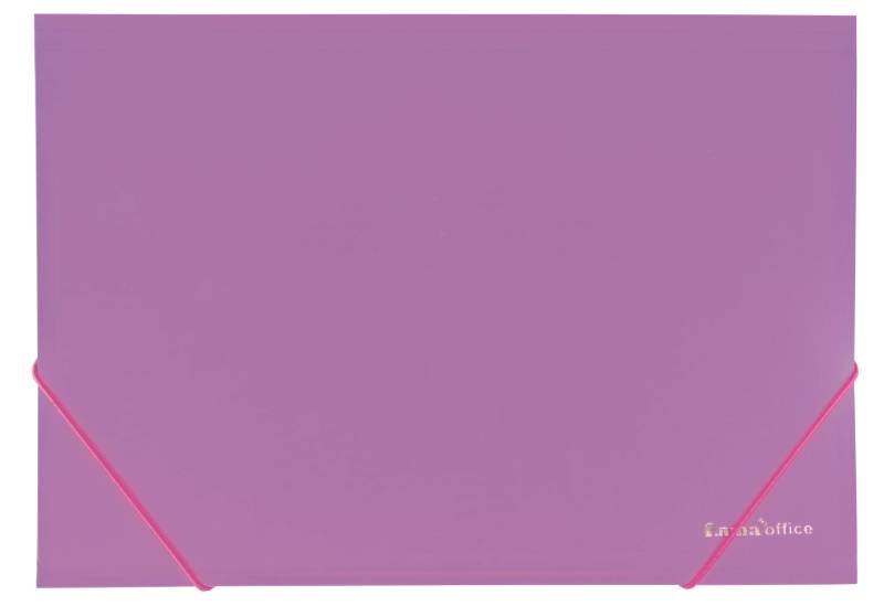 Carpeta 3 Solapas C/Elast 35X50 Plast  Lama Color Pastel Lila