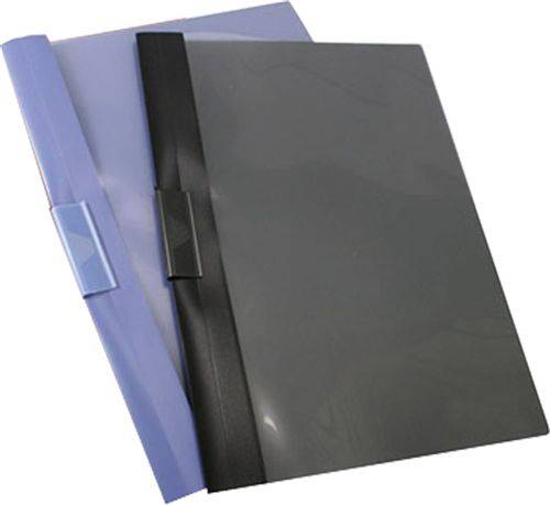 Carpeta Plastica C/Clip Oficio Lama E19 Azul/Negro