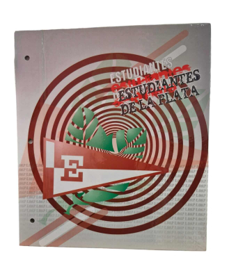 Carpeta Cartone C/Cordon N°3 Estudiantes De La Plata