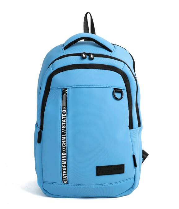 Mochila Chimola Denver M157 Celeste Espalda 17´