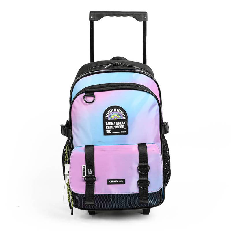 Mochila Chimola Tornasol Purple Fs40 C/Carro 17´