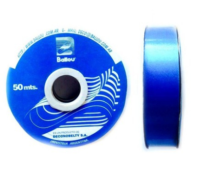 Cinta Ballou Lisa 20Mm X 25 Mts Azul