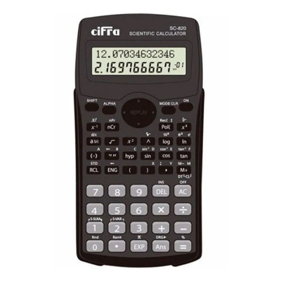 Calculadora Cifra Científica Sc820 Negra