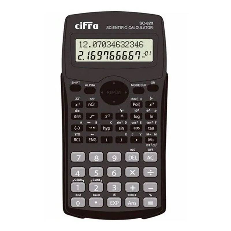 Calculadora Cifra Científica Sc820 Negra