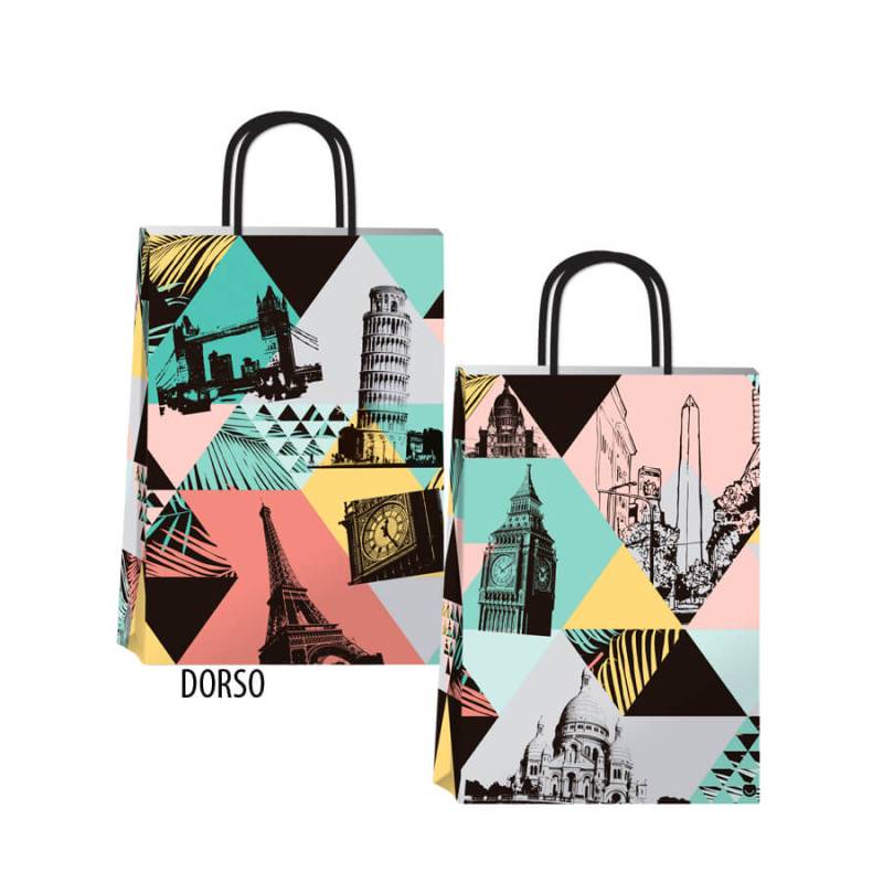 Bolsa P/Regalo Romipack Cities 30X41