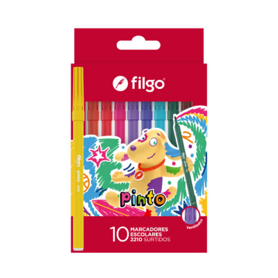 Marcadores Filgo Económico Estu X 10 Colores 2210