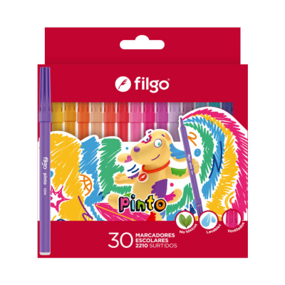 Marcadores Filgo Económico Estu X 30 Colores 2210