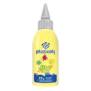 Plasticola Fluo 35 Grs Amarillo