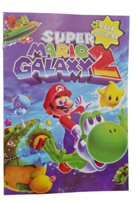 Libro Para Colorear Super Mario 2