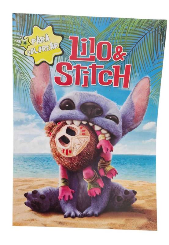 Libro Para Colorear Lilo & Stitch