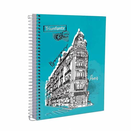 Cuaderno Triunfante Cosmopolitan 16x21 C/esp X 120 Hjs Rayado