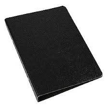 Carpeta 2Ø40Mm Oficio Fibra Negra