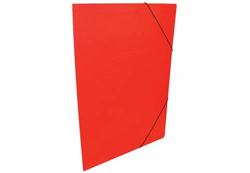Carpeta 3 Solapas C/elástico 35x50 Plastificada Rojo