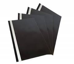 Carpeta Base Opaca T/Transp Lama A4 Negro Paq X 12 Unid