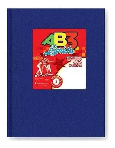 Cuaderno Laprida Ab3 Forrado Azul T/D 98 Hjs Cuadriculado