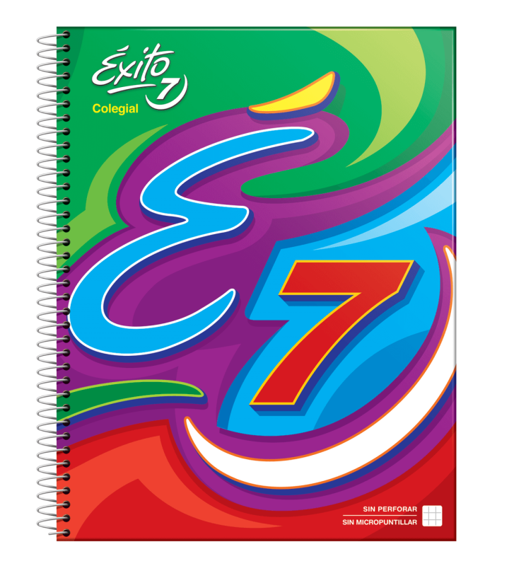 Cuaderno Éxito E7 21X27 C/Esp T/D 100 Hjs Cuadriculado