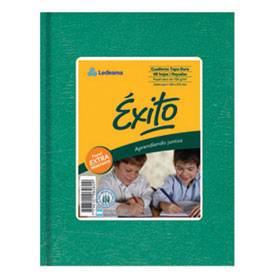 Cuaderno Éxito Forrado Td 100 Hjs Rayado Verde