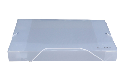 Caja Archivo C/Elast A4 4 Cm Polip Lama Cristal Dc403  