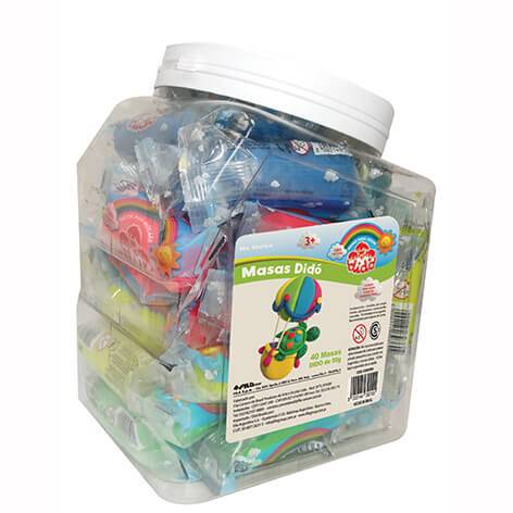 Masa P/Modelar Diver Dido Repuesto 50Gr Color Pote X 40 Unid