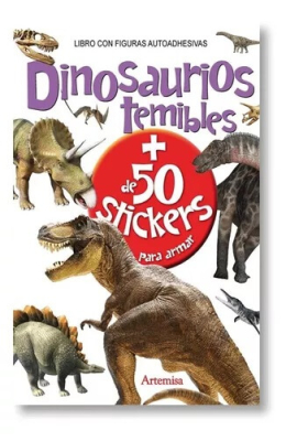 Libro Dinosaurios Con Stickers Ed. Artemisa 674-082-1