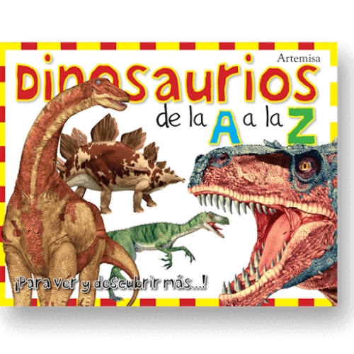 Libro Dinosaurios De A - Z  Td Ed. Artemisa 674-555-0