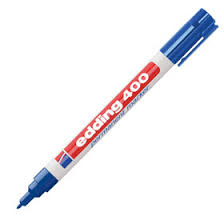 Marcador Edding E400 Permanente Azul