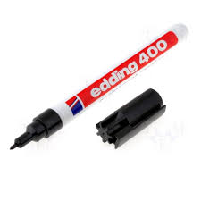 Marcador Edding E400 Permanente Negro
